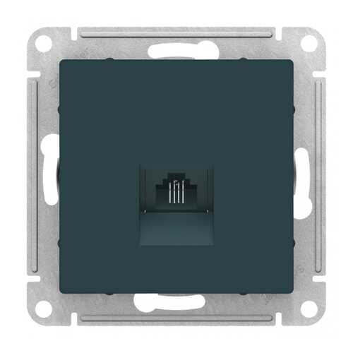 Розетка SE AtlasDesign Изумруд телефонная RJ11, механизм