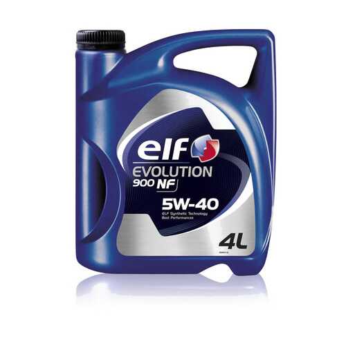 Моторное масло elf Evolution 900 NF 5W-40 4л