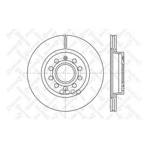 Диск тормозной STELLOX 6020-4787V-SX