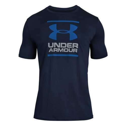 Футболка Under Armour Charged Cotton GL Foundation SS, 408 синяя, SM