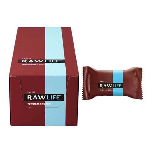 R.A.W. Life Sweets Конфеты (коробка 20шт) (Трюфель с солью)