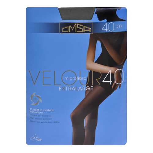 Колготки Omsa VELOUR 40 / Anthracite (Темно-серый) / 4 (L)