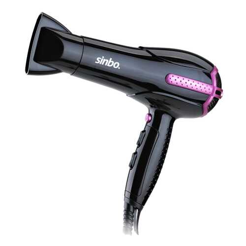 Фен Sinbo SHD 7066 Черный/Розовый
