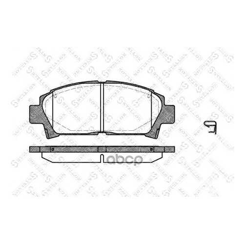 Комплект тормозных колодок Stellox 438002SX