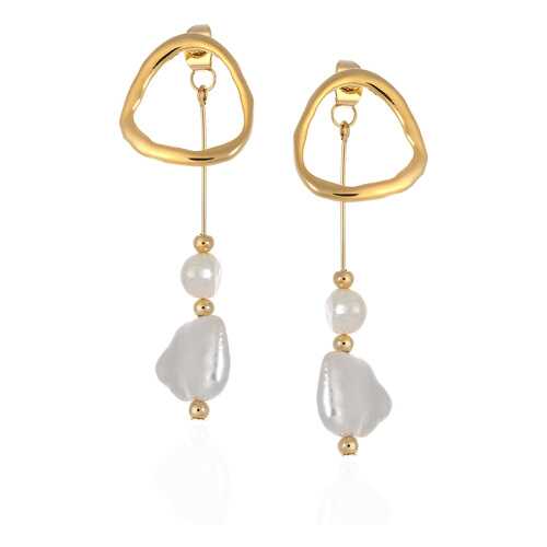 Серьги Lattrice 221155380 золотистые
