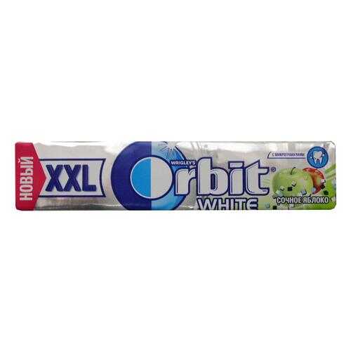 Жевательная резинка Orbit белоснежный сочное яблоко XXL 20 штук 20.4 г