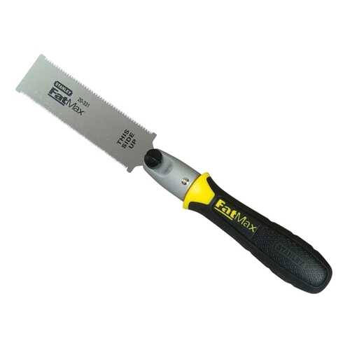 Ножовка по дереву Stanley FatMax 120мм 17/22tpi двухсторонняя 0-20-331