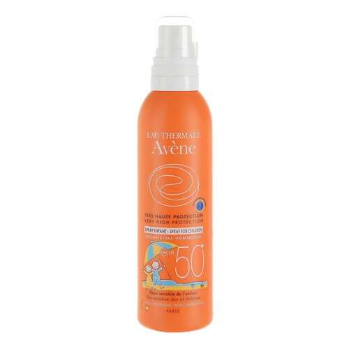 Детский солнцезащитный спрей Avene Very high protection Spray Spf 50+, 200 мл