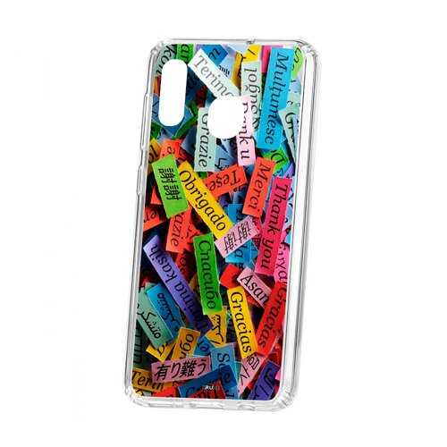 Чехол Kruche Samsung Galaxy A20 2019 Print Thank you