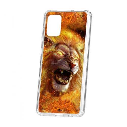 Чехол Kruche Samsung Galaxy A71 Print Лев