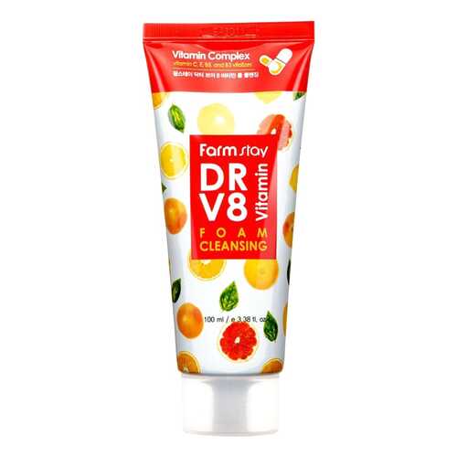 Пенка для умывания FarmStay DR-V8 Vitamin Foam Cleansing 100 мл