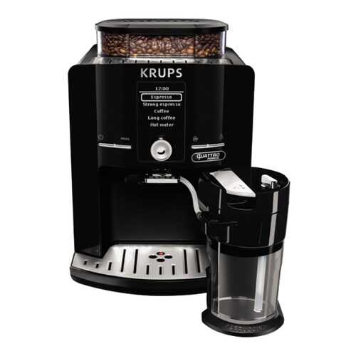 Кофемашина автоматическая Krups Quattro Force EA82F810 Black