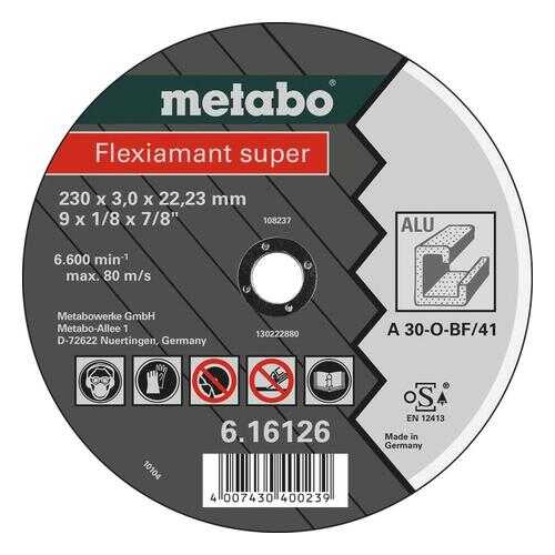 Отрезной диск по прочим материалам для угловых шлифмашин metabo 616752000