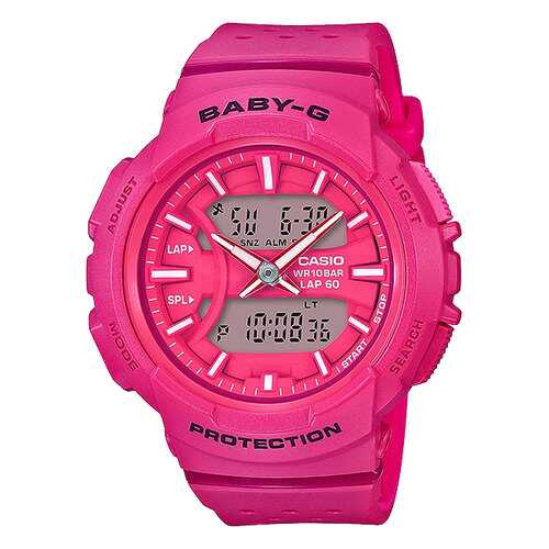 Японские спортивные наручные часы Casio Baby-G BGA-240-4A с хронографом