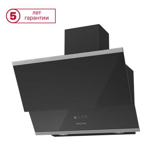Вытяжка наклонная Krona Irida Sensor 600 Black/Silver