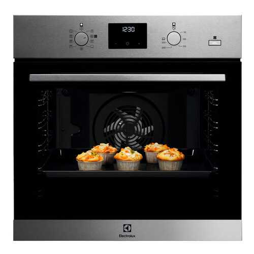 Встраиваемый электрический духовой шкаф Electrolux OED3H50TX Silver/Black