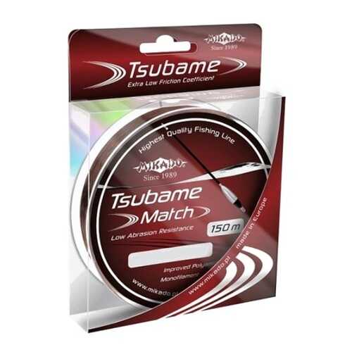 Леска монофильная Mikado Tsubame Match 0,18 мм, 150 м, 5,3 кг