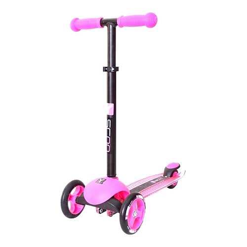 Самокат трехколесный Y-SCOO RT Trio Diamond 120 5641 pink