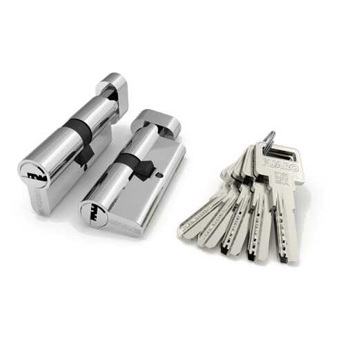 Цилиндровый механизм с вертушкой R602/68 mm /26+10+32/ CP, цвет: хром, 5 ключей