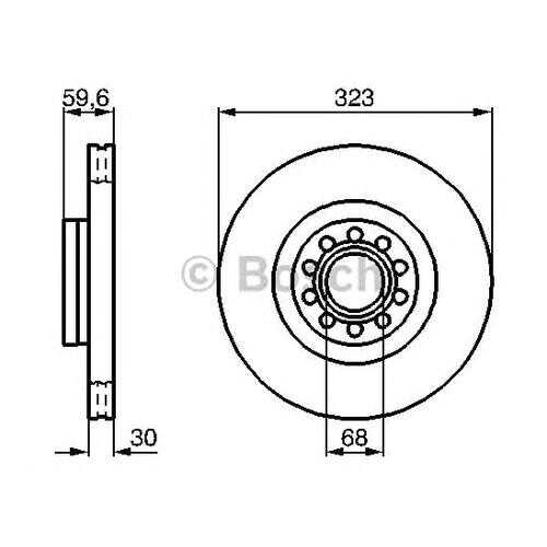 Тормозной диск Bosch 0986479060