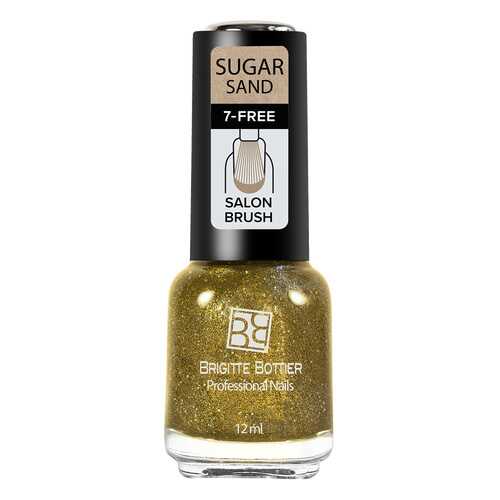 Лак для ногтей Brigitte Bottier Sugar Sand тон 314 искрящийся золотой, 12мл