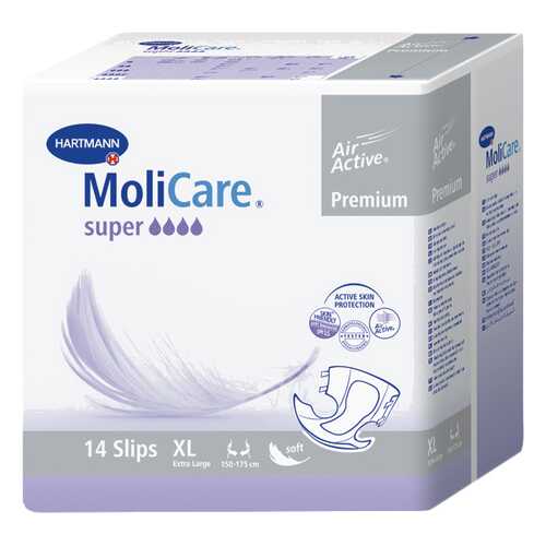 Подгузники для взрослых, XL, 14 шт. MoliCare Premium Super