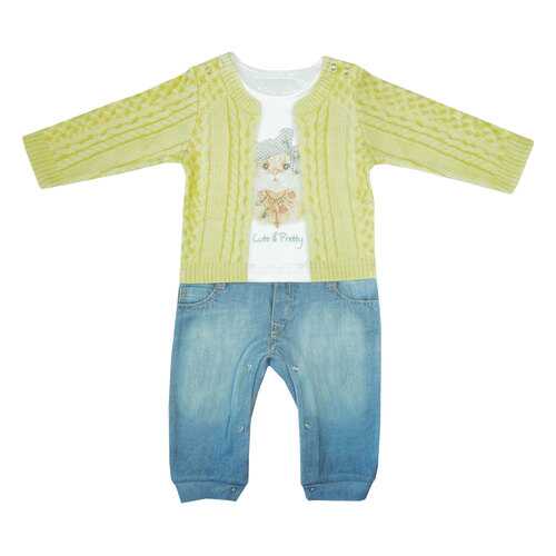 Комбинезон Папитто для девочки Fashion Jeans 564-01 р.24-86