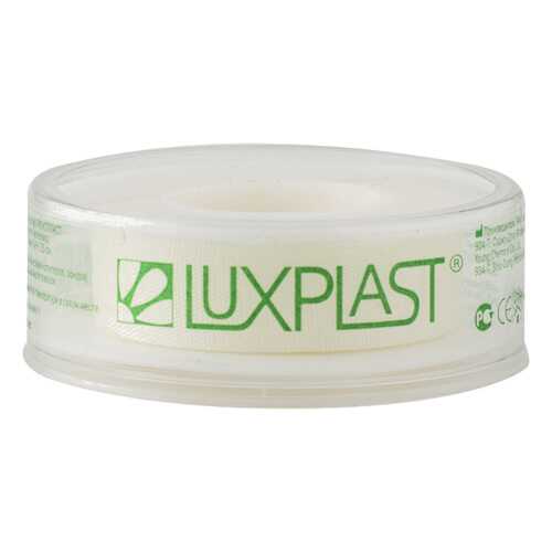 Пластырь Luxplast фиксирующий на шелковой основе белый 5 м х 1,25 см