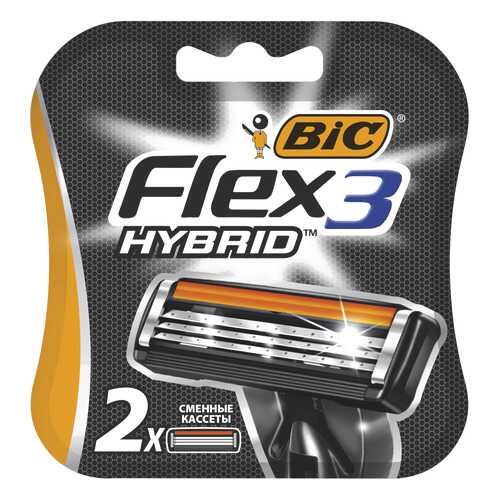 Сменные кассеты BIC Flex 3 Hybrid 2 шт