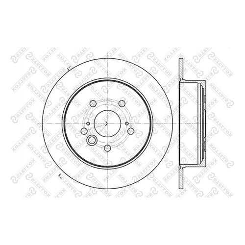 Тормозной диск Stellox 6020-4574-SX