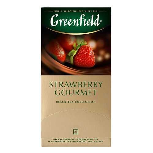 Чай черный Greenfield Strawberry Gourmet 25 пакетиков