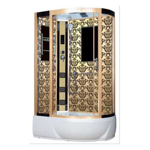 Душевая кабина Niagara Lux NG-7712GL 120x80x215, золото с узором