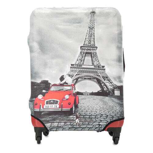 Чехол на чемодан Gianni Conti 9020M travel Paris, серый