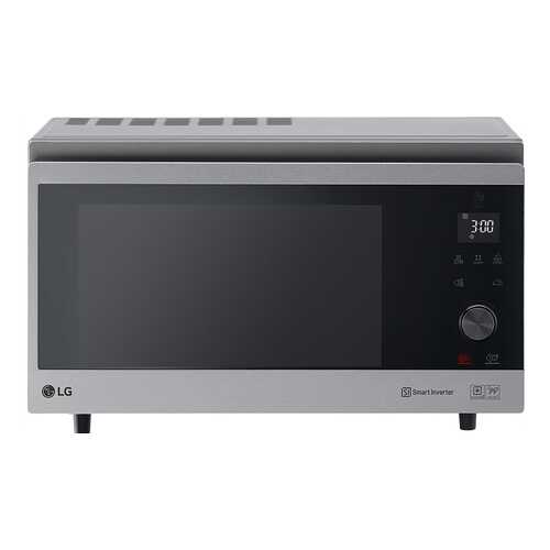 Микроволновая печь с грилем и конвекцией LG MJ3965AIS silver/black