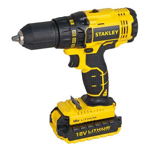 Аккумуляторная безударная дрель-шуруповерт STANLEY SCD20S2K