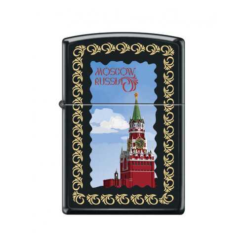 Зажигалка Zippo 218 Moscow Kremlin Framed Black Matte