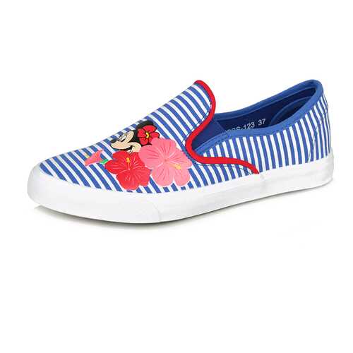 Слипоны женские Minnie Mouse ZY20SS-123 белые/синие 36 RU