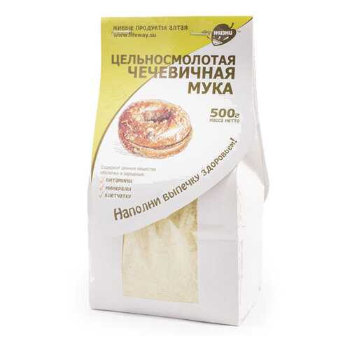 Мука чечевичная Образ жизни цельносмолотая 500 г