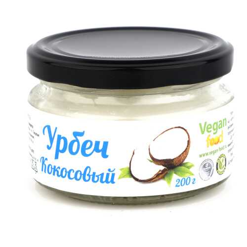 Урбеч Vegan-food из мякоти кокоса 200 г