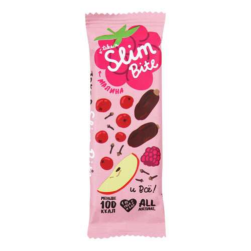 Батончик slim Bite фруктово-ореховый малина 30 г