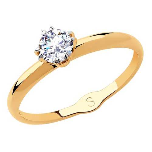 Кольцо женское SOKOLOV из золота со Swarovski Zirconia 81010435 р.16
