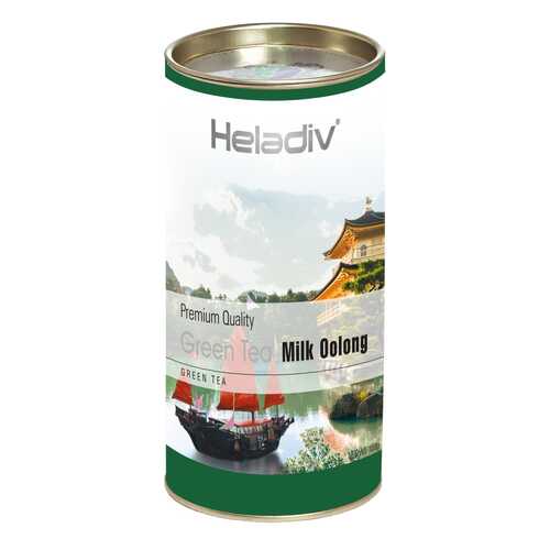 Чай зеленый листовой Heladiv milk ooling молочный улун в тубе 100 г