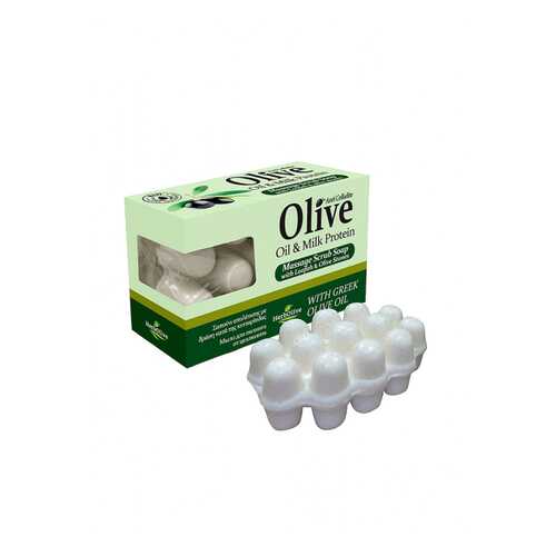 Массажное мыло-пилинг HerbOlive, Oil & Milk Protein, 100 г