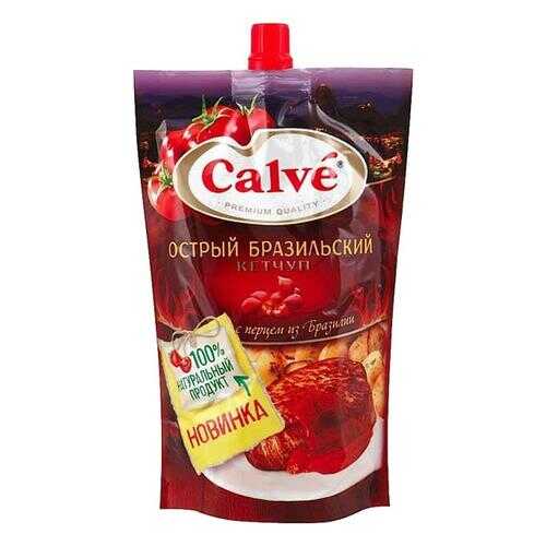 Кетчуп Calve острый бразильский с перцем 350 г