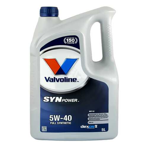 Моторное масло Valvoline SynPower MST 5W-40 C3 5л