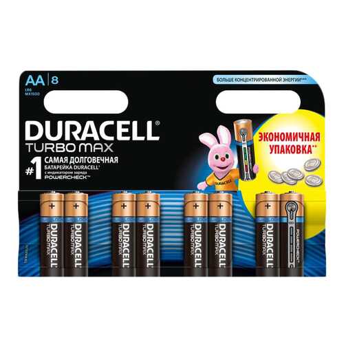 Батарейка Duracell Turbo Max LR6 8 шт