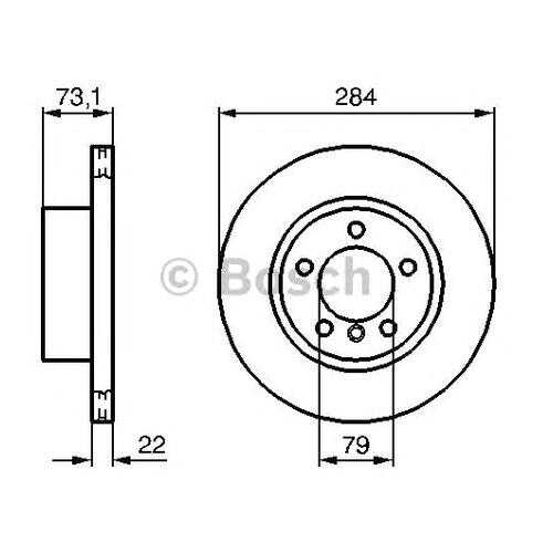 Тормозной диск Bosch 0986479213