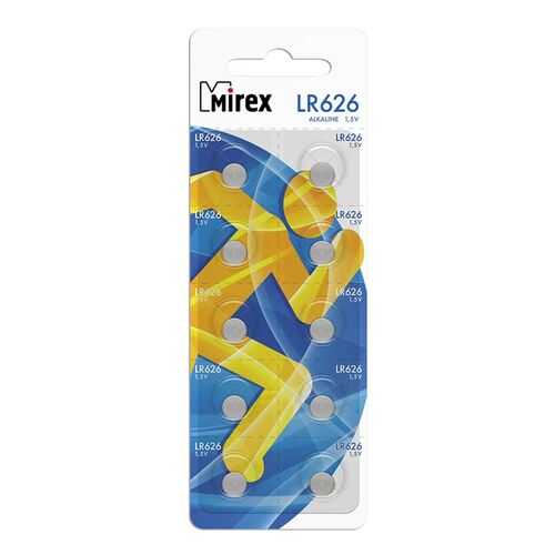 Батарейка щелочная Mirex LR626 1,5V 10 шт