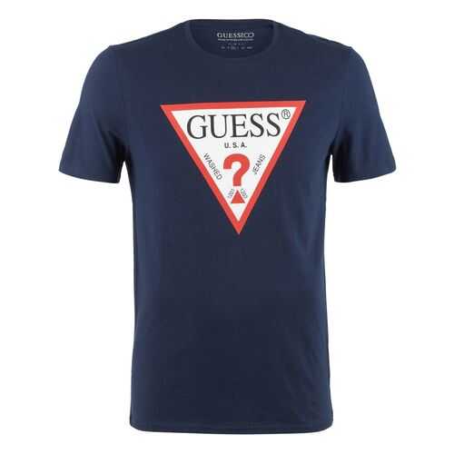 Футболка мужская Guess M0YI71-I3Z11 синяя XL