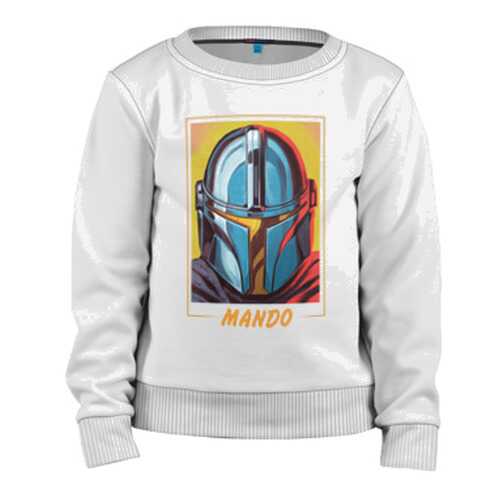 Детский свитшот ВсеМайки The Mandalorian хлопок, размер 152